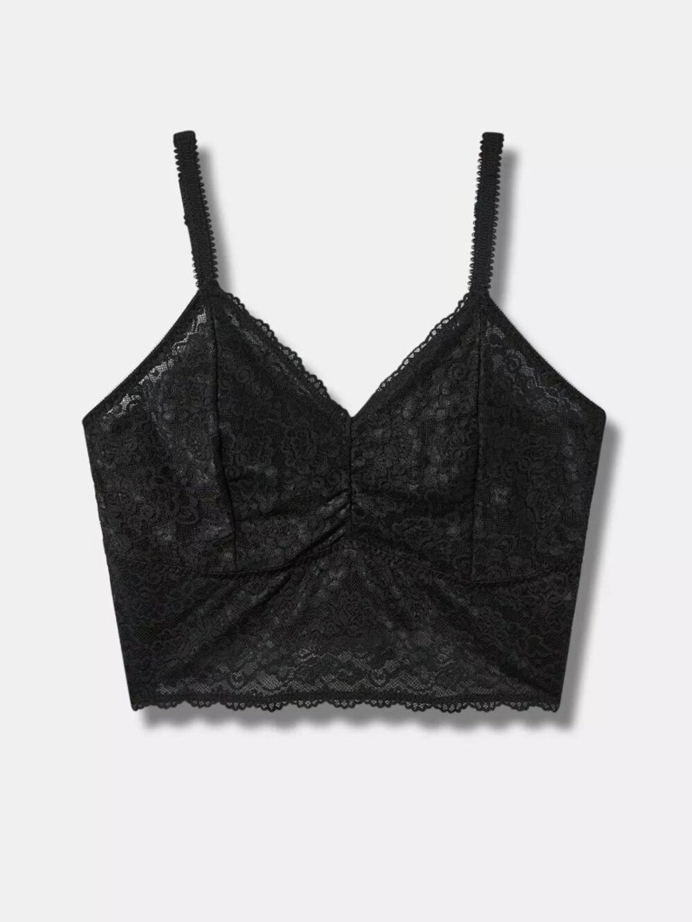 Torrid Black Lace Bralette and Lace Cheeky Panty Set